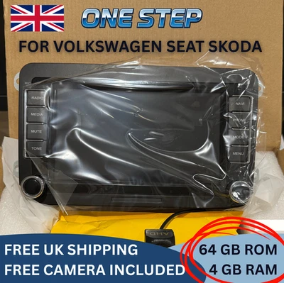 FABIA OCTAVIA PRAKTIK SKODA  CarPlay Android Auto Head Unit Radio Stereo CAMERA - Image 1 of 4