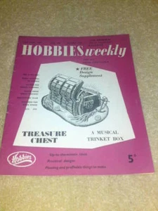 HOBBIES WEEKLY WITH PLANS FOR TREASURE CHEST - Foto 1 di 1