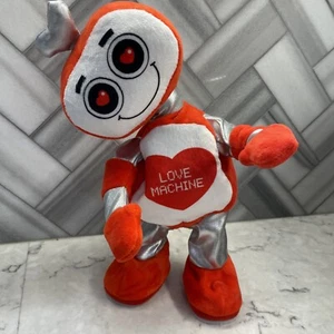 Vintage Animated LOVE MACHINE Plush by Red &Pink DANCES! - Picture 1 of 5