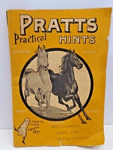 Manual de consejos prácticos Pratts original ca 1900 agricultores caballo vaca ovejas cerdos - Imagen 1 de 12