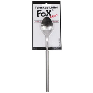 Fox Outdoor Telescope Stainless Steel Spoon Extendable Camping Utensil Hiking - Picture 1 of 2