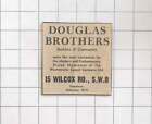 1958 Douglas Brothers Builders And Contractors Wilcox Road SW8