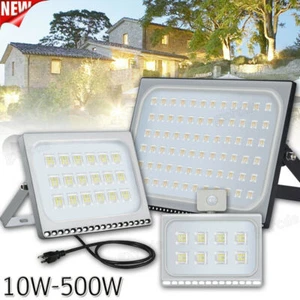 LED Fluter mit Bewegungsmelder Außen Strahler 20W-100W Gartenlampe Scheinwerfer - Bild 1 von 51