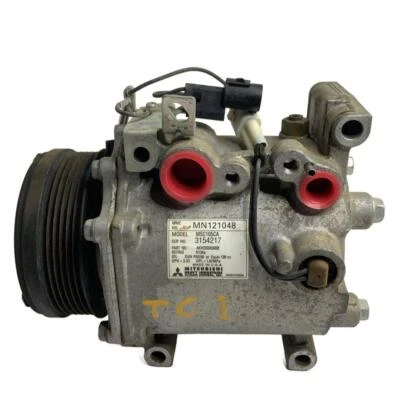 06-12 Mitsubishi Eclipse A/C Air Compressor 2.4L OEM 13k Miles MN121048 Sierra - Image 1 of 4