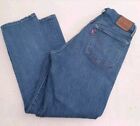 Levis 501 Mens 28x26 Medium Wash Denim Straight Leg Button Fly Blue Jeans