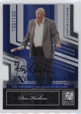 2007 Donruss Elite Extra Edition Aspirations Die-Cut Signatures Don Haskins Auto
