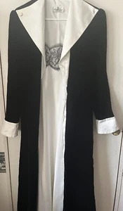 Vintage Mark Cross Satin Gown with Satin-Lined Velvet Robe and Belt Medium RARE - Picture 1 of 15