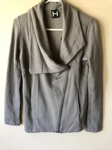 Heather by Bordeaux Asymmetrical Top Long Sleeve Cardigan Sweater XS New $128 - Picture 1 of 6