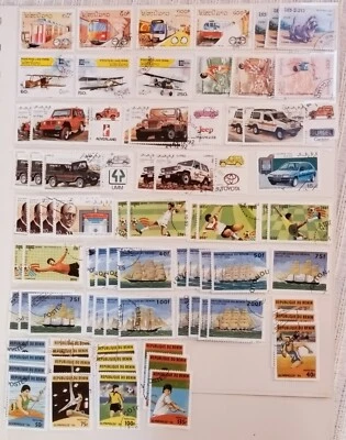 500 Sellos Temáticos  Mundiales (varias temáticas)  Ideal para completar series. - Imagen 1 de 4