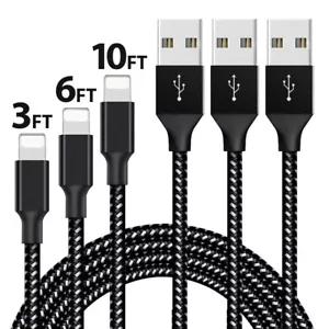Original USB Fast Charger Cable Cord For iPhone 14 13 12 11 Pro Max X 8 7 6s lot - Picture 1 of 10