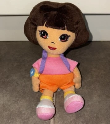 Ty Beanie Baby Dora The Explorer Beanie Babies Plush Stuffed Animal 8" - Image 1 of 2