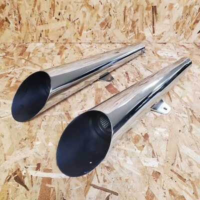 Harley Springer Softail Heritage ET-1040 sin cordones cromados Bartels Performance Foto 1 de 4