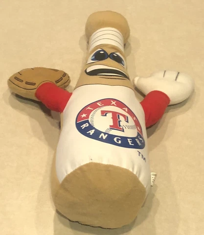 Texas Rangers Baseball Plush Bat Stuffed Toy MLB 20" Cover
