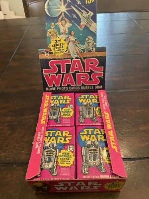 (1) Sealed Wax Pack 1977 Star Wars Topps 3rd Series With Epic Vader Card!! - Image 1 of 4
