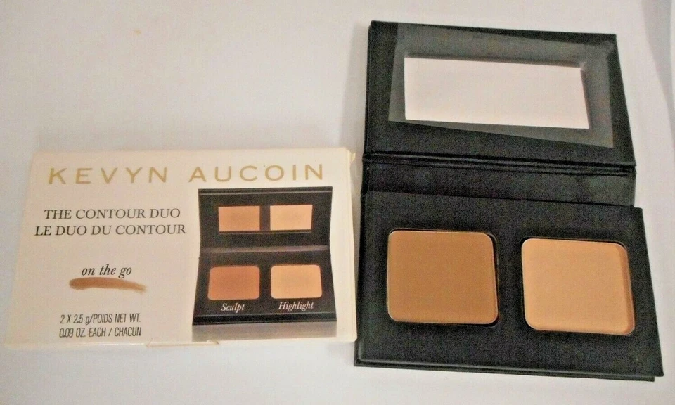 KEVYN AUCOIN THE CONTOUR DUO ON THE GO ESCULTURA/RESALTADO MEDIO/LUZ DE VELA NUEVO EN CAJA Foto 1 de 1