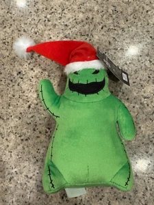 A Nightmare Before Christmas Oogie Boogie 7" Mini Plush with Santa Hat NEW - Picture 1 of 1