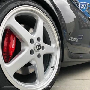 20 inch Walky Walkinshaw Style Wheels Silver Machined Lip Staggered Fitment - Picture 1 of 12
