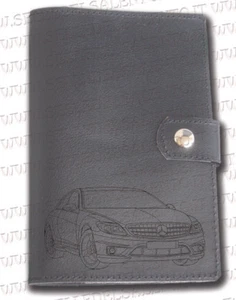 Portadocumenti portalibretto pelle auto Libro Leather Mercedes Benz classe CL - Picture 1 of 2