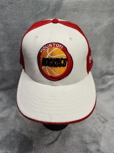 New Era NBA 59Fifty Fitted Cap Size 7 1/8 Houston Rockets Used Hardwood Classics - Picture 1 of 6