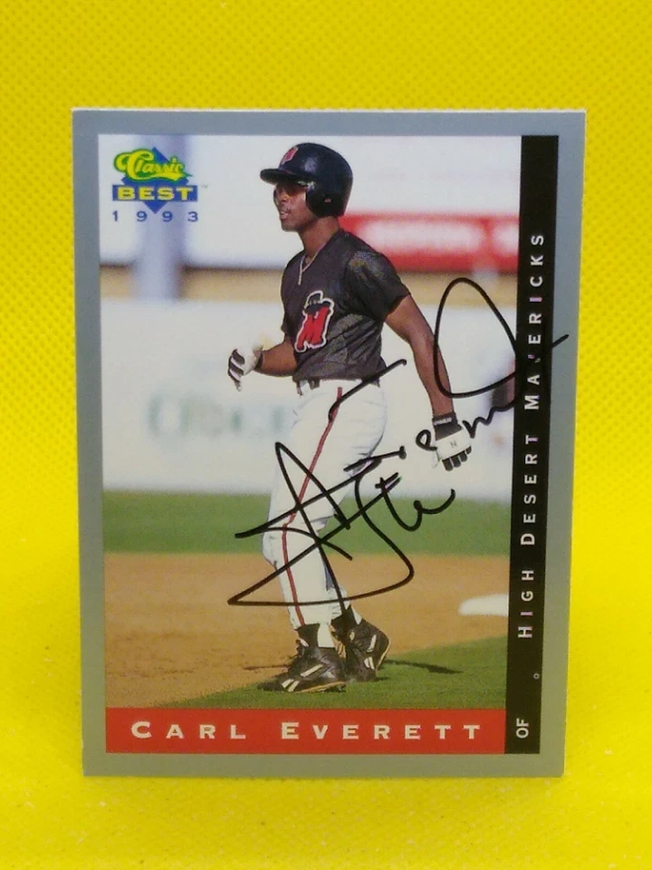 Carl Everett 1993 Best #183 PERSONAL AUTOGRAPH - Image 1 of 1