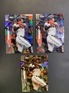 KETEL MARTE 2020 TOPPS CHROME LOT (3) SEPIA REFRACTOR PRISM PARALLEL CARDS ๐ฅ - Picture 1 of 1
