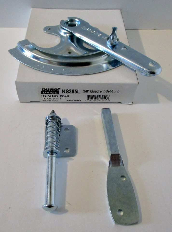 Duro-Dyne 3/8" Quadrant/Regulator Set KS-385 Damper Handle for Square Rod #8049