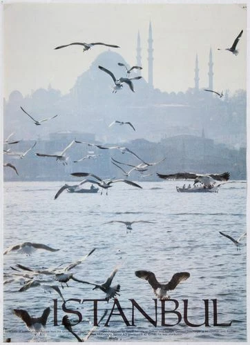 Póster de turismo vintage de Turquía del Bósfurus de Estambul impresión A4/A3/A2/A1 Foto 1 de 1