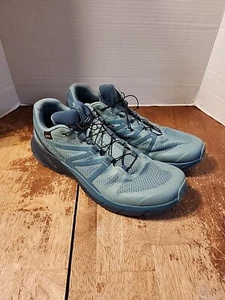 Salomon Vibe Trail Running Shoes Women's US 10 Ride Blue Ortholite Sneakers GTX - Picture 1 of 10