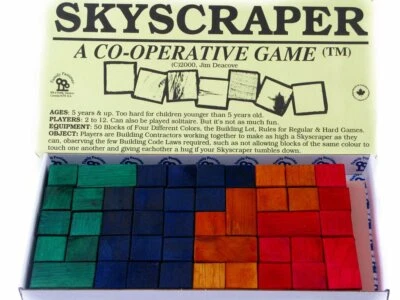 new sealed SKYSCRAPER A CO-OPERATIVE GAME Jim Deacove 2000 Family Pastimes - Image 1 of 3