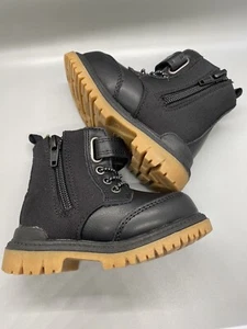 Infant Toddler Boys|Winter Combat Ankle Boots Size 5 - Picture 1 of 7