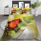 Tropical Animal Frog Quilt Duvet Cover Set Comforter Cover Bedding Queen Full
