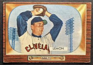 1955 Bowman #191 Bob Lemon HOF Cleveland