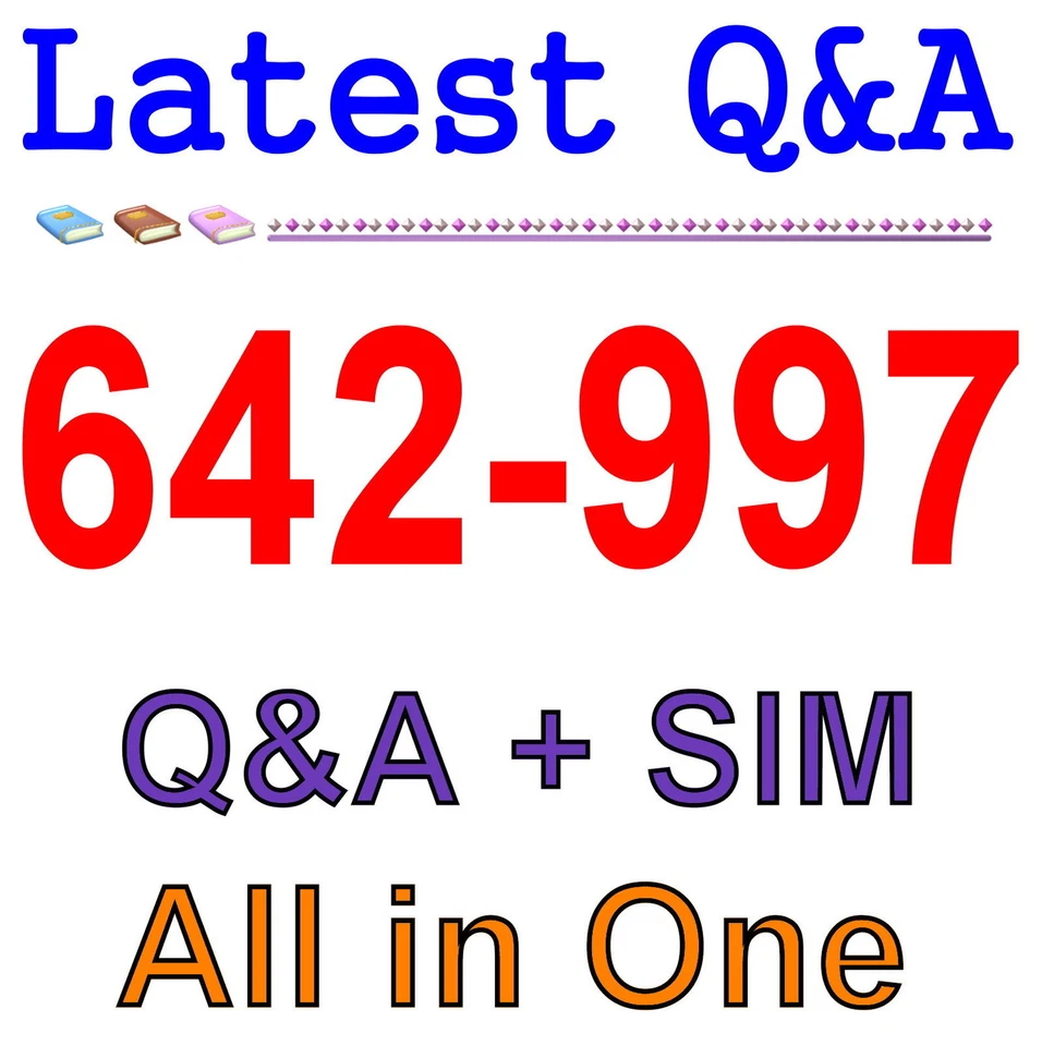 Cisco Best Practice Material For 642-997 Exam Q&A+SIM - Image 1 of 1