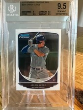 2013 Bowman Chrome Mini Aaron Judge #311 New York Yankees RC Rookie Card BGS 9.5