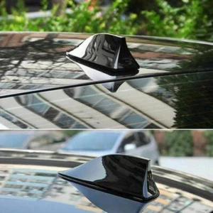 For Toyota Corolla Shark Fin Roof Antenna Aerial FM/AM Radio Signal Cover Black - Picture 1 of 8