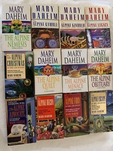 Lot of 12 Mary Daheim Mystery Books Emma Lord Alpine Series PB Good - Picture 1 of 7