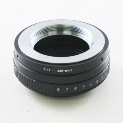 M42 screw lens to Olympus Panasonic Micro 4/3 mount Tilt adapter E-PL5 OM-D M43 - Image 1 of 3