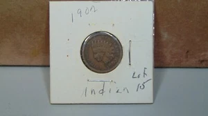 1902 INDIAN HEAD PENNY - Picture 1 of 12
