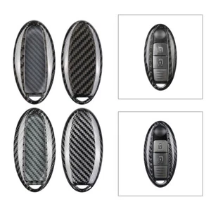 New Carbon Fiber Remote Key Shell Cover Case For Infiniti Q50 Q60 Q70 QX56 QX60 - Picture 1 of 22