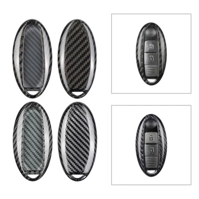 New Carbon Fiber Remote Key Shell Cover Case For Infiniti Q50 Q60 Q70 QX56 QX60 - Image 1 of 4