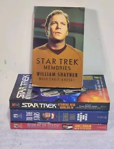 Star Trek x4 Book Bundle By Pocket Books Star Trek Softcover Vintage. - Picture 1 of 6
