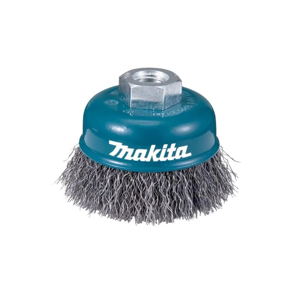 Makita Cup Wire Brush, 60mm Diameter, 10 x 1.5mm - Image 1 of 1