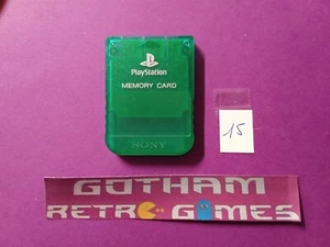 Memory Card Tarjeta de Memoria transparente original Ps1 Play Station leer 15 - Bild 1 von 2