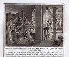 Clodius überrascht als Musikerin verkleidet - 1810 römische Kupferstich