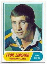 1969 Nrl Rugby League Scanlens (46) Ivor LINGARD Eels