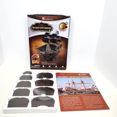The Queen Anne's Revenge 3D Puzzle 155 Pieces Blackbeard 18th-Century Ship - Image 1 of 4