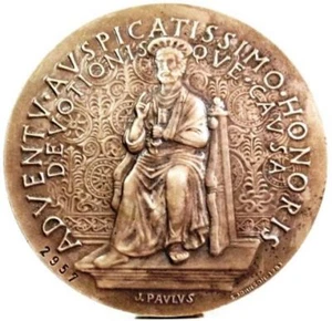 San Marino (visita di Papa Giovanni Paolo II) Medaglia - Imagen 1 de 8