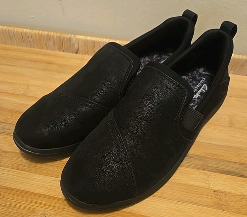 Scarpe basse mocassini Clarks Cloudsteppers Breeze Bali nere taglia 8 M