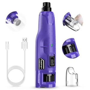 Dog Nail Grinder Quiet - (45db) 6-Speed Pet Nail Grinder with 2 LED Lights fo... - Picture 1 of 8