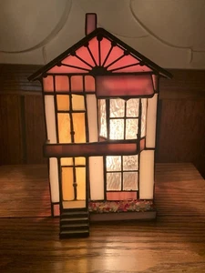 J.N.Meyers Centuryville Stained Two Story Glass House Limited Ed 1993 - Picture 1 of 6